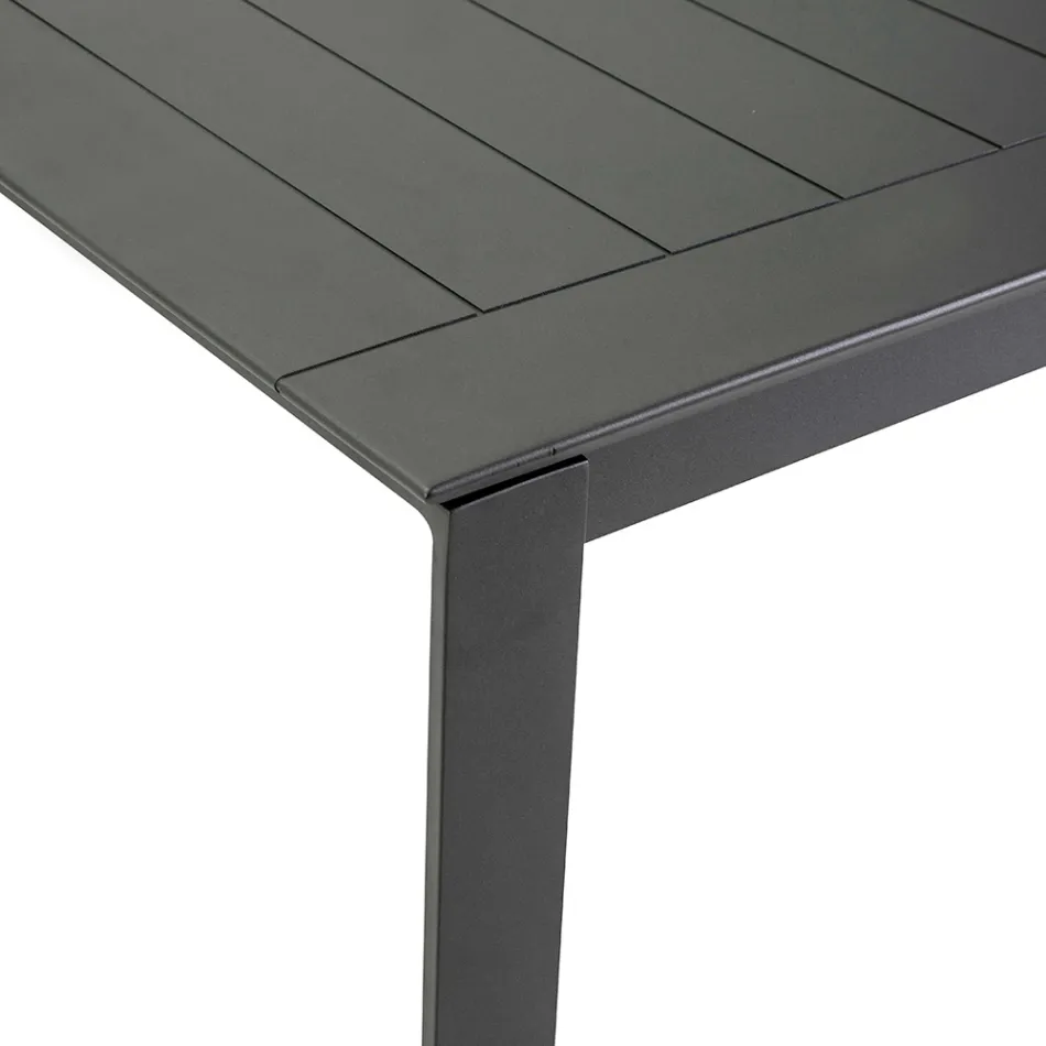 Tavolo Allungabile a 240 cm in Alluminio di Diverse Finiture - Quaderno Viadurini