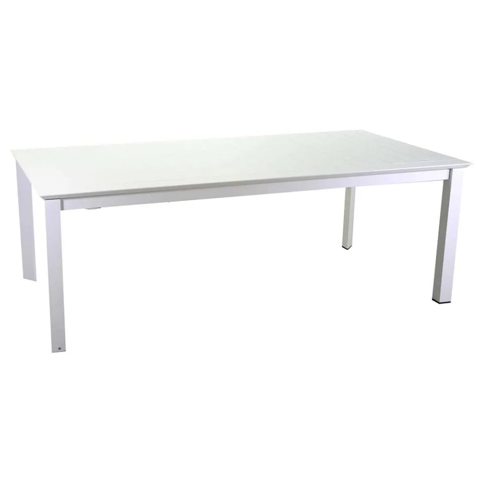 Tavolo Allungabile a 240 cm in Alluminio di Diverse Finiture - Quaderno Viadurini