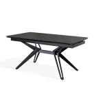 Tavolo Allungabile a 240 cm in Ceramica e Metallo - Bouquet Viadurini