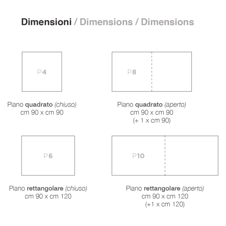 Tavolo Allungabile a 240 cm in Legno Laccato Design Made in Italy - Jacobs Viadurini