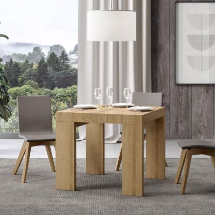 Tavolo Allungabile a 246 cm in Microparticelle di Legno Made in Italy - Albero Viadurini