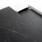 Tavolo Allungabile a 270 cm con Piano in HPL e Base in Alluminio - Villongo Viadurini