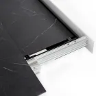 Tavolo Allungabile a 270 cm con Piano in HPL e Base in Alluminio - Villongo Viadurini