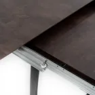 Tavolo Allungabile a 270 cm con Piano in HPL e Base in Alluminio - Villongo Viadurini