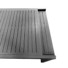 Tavolo Allungabile a 270 cm da Esterno con Struttura in Alluminio - Foglio Viadurini