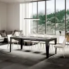 Tavolo Allungabile a 284 cm in Diverse Misure e Finiture Made in Italy - Spiaggia Viadurini