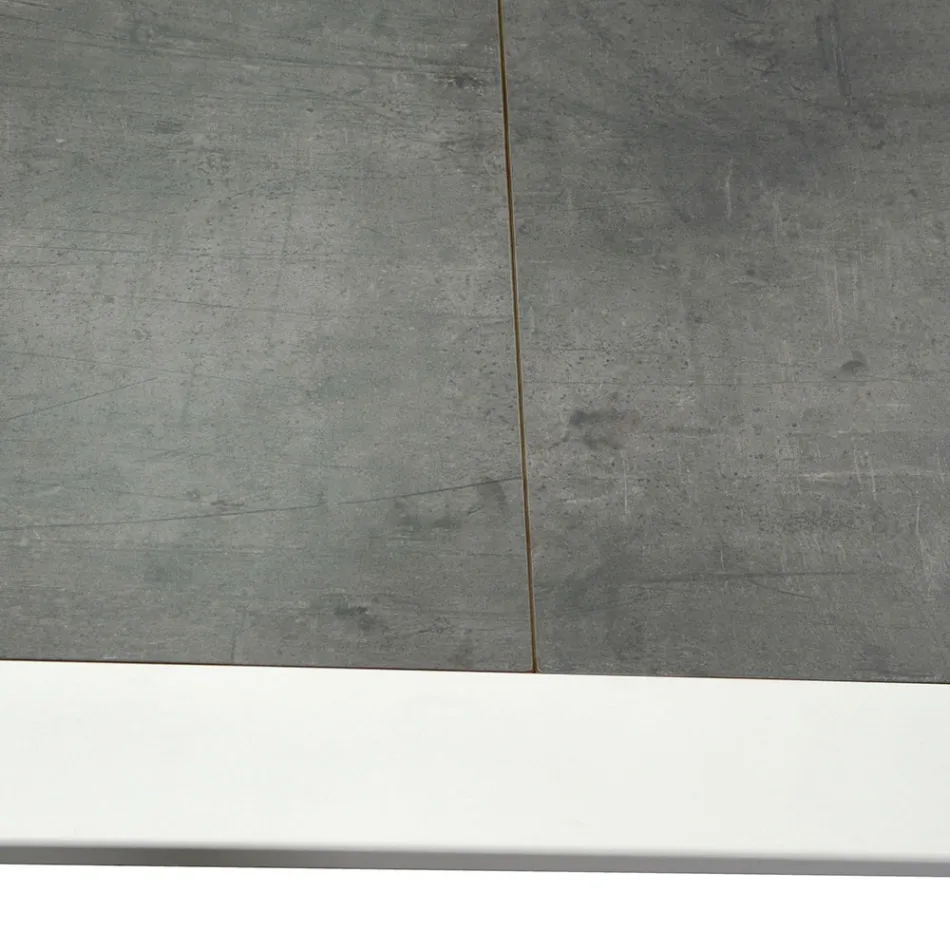 Tavolo Allungabile a 300 cm in Alluminio con Inserto in HPL - Righello Viadurini