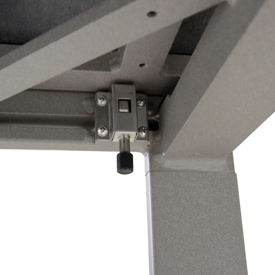 Tavolo Allungabile a 300 cm in Alluminio con Inserto in HPL - Righello Viadurini