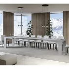 Tavolo Allungabile a 440 cm in Microparticelle di Legno Made in Italy - Albero Viadurini