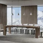 Tavolo Allungabile a 440 cm in Microparticelle di Legno Made in Italy - Albero Viadurini