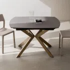 Tavolo Allungabile a Botte in HPL Stratificato di Diverse Finiture - Incontro Viadurini