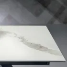 Tavolo Allungabile con Allunga Laterale in Vetroceramica - Aperol Viadurini