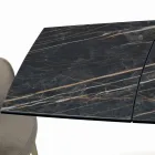 Tavolo Allungabile con Base e Piano in Diverse Finiture Made in Italy - Settimmio Viadurini