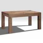 Tavolo Allungabile con Gambe e Piano Impiallacciati Made in Italy - Tash Viadurini