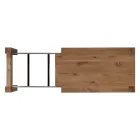 Tavolo Allungabile con Gambe e Piano Impiallacciati Made in Italy - Tash Viadurini