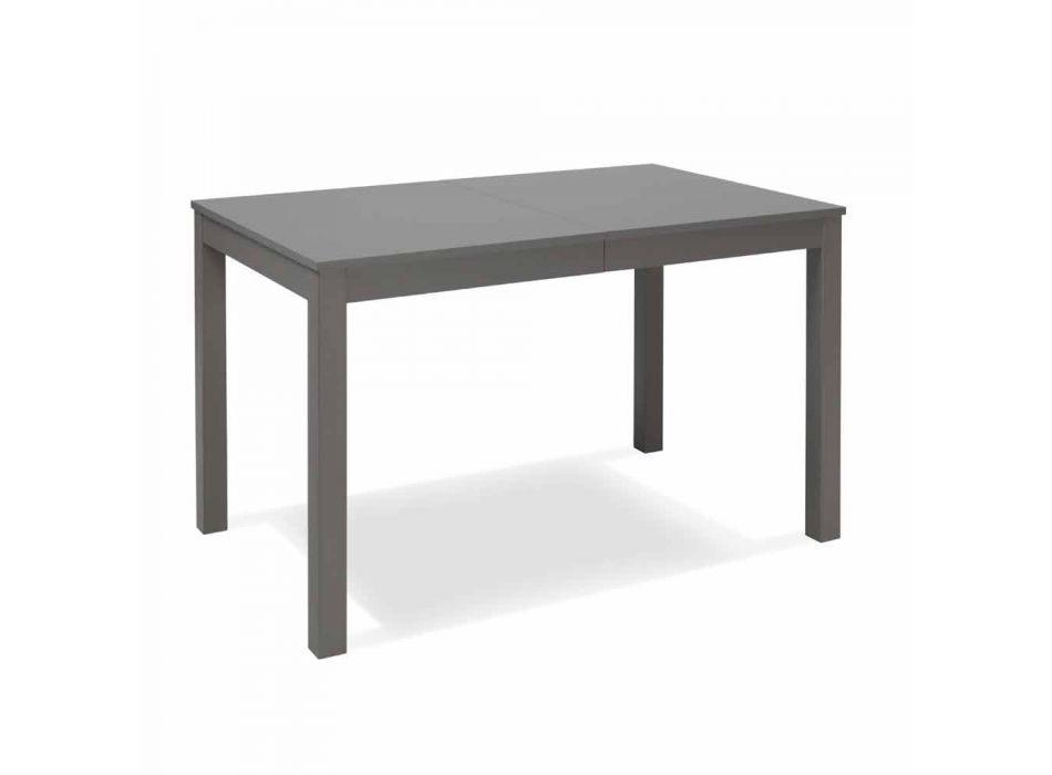 Tavolo allungabile con gambe in legno di faggio,L130/210xP80cm,Denisio Viadurini