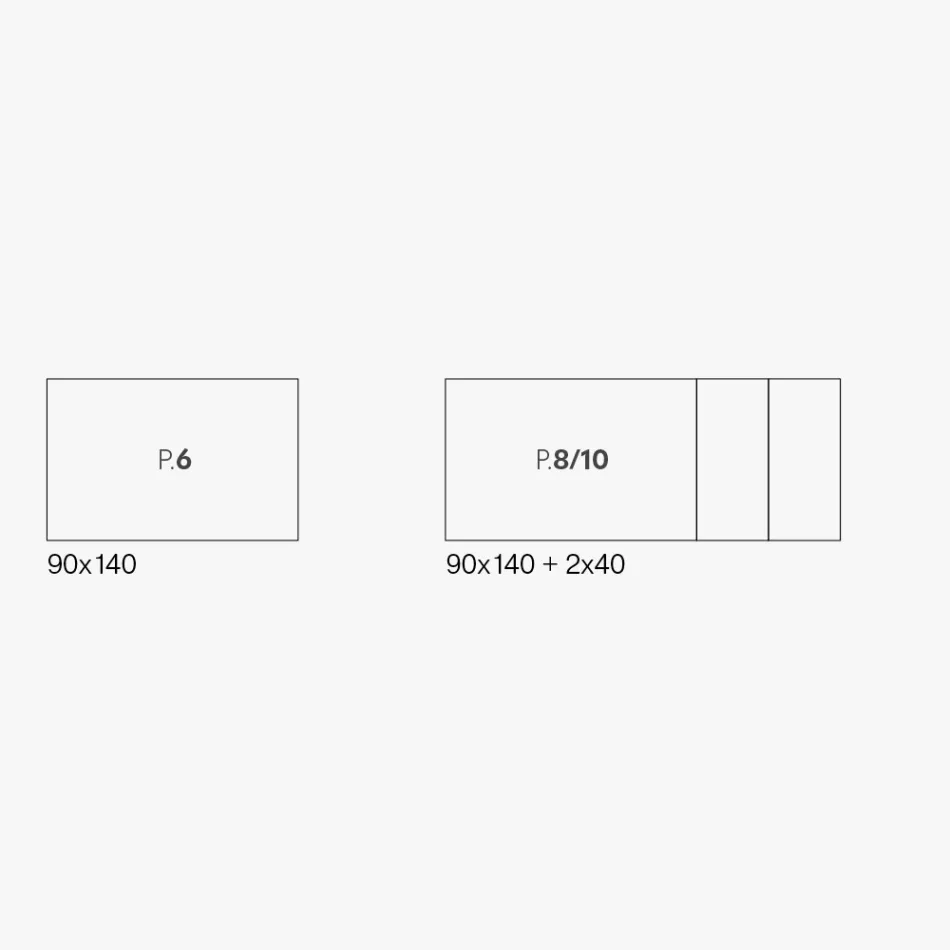 Tavolo Allungabile con Piano in Melaminico Cemento Bianco Ghiaccio - Ariel Viadurini