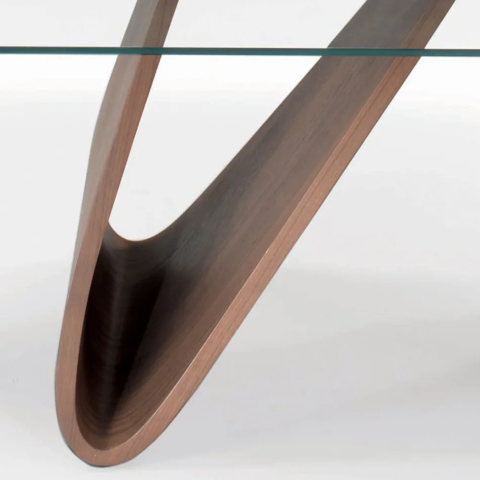 Tavolo Allungabile con Piano in Vetro Made in Italy - Equatore Viadurini