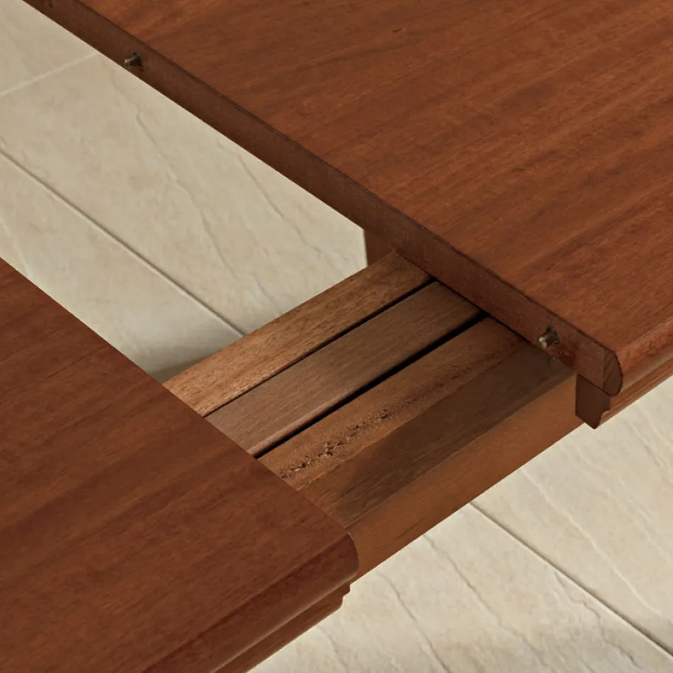 Tavolo Allungabile da Pranzo a 380 cm in Legno Design 14 Posti - Marzena Viadurini