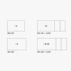 Tavolo Allungabile da Soggiorno con Piano in Melaminico e Gambe in Metallo - Shaila Viadurini