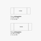 Tavolo Allungabile da Soggiorno in Metallo e Vetroceramica Made in Italy - Meluso Viadurini