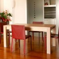 Tavolo allungabile design in legno di rovere, L160/260xP90cm, Jacob