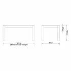 Tavolo allungabile design in rovere massello, made in Italy, Frank Viadurini