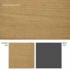 Tavolo allungabile di design con piana in rovere Daryl,fatto in Italia Viadurini