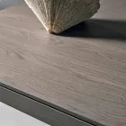 Tavolo allungabile di design in legno rovere fatto in Italia Zerba Viadurini