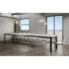 Tavolo Allungabile di Design Moderno in Legno Nobilitato - Badesi Viadurini