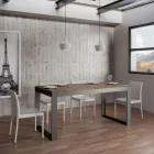 Tavolo Allungabile di Design Moderno in Legno Nobilitato - Badesi Viadurini
