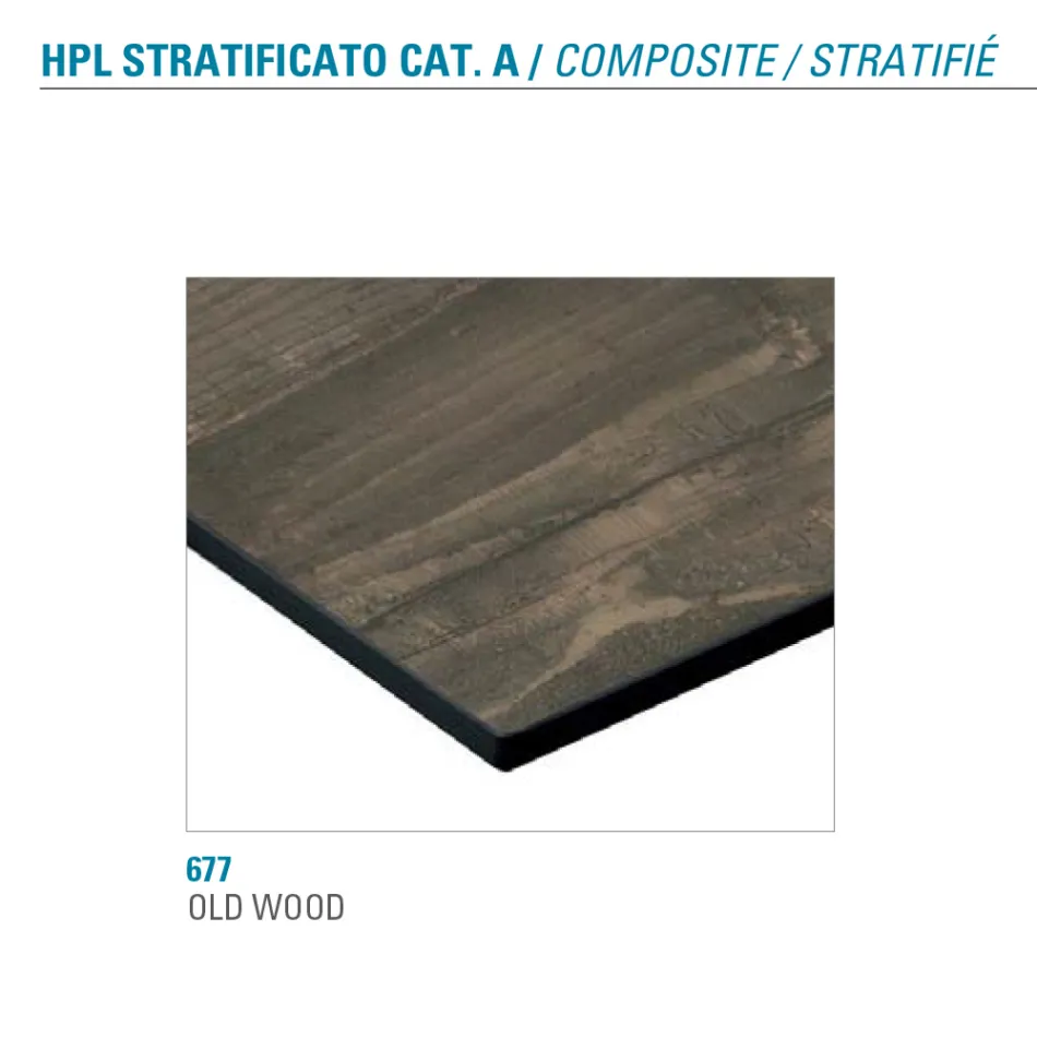 Tavolo Allungabile Fino 180 cm Tondo Hpl Stratificato Made in Italy - Bastiano Viadurini