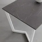 Tavolo Allungabile Fino 238 cm in Metallo e Hpl Made in Italy - Pablito Viadurini