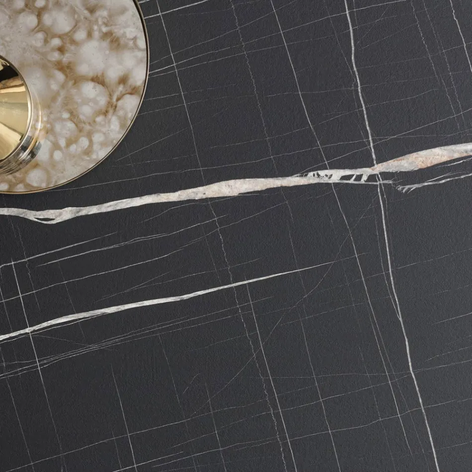 Tavolo Allungabile Fino 238 cm Metallo e Hpl Colorato Made in Italy - Pablito Viadurini