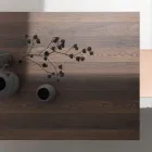 Tavolo Allungabile Fino 238 cm Metallo Moka e Hpl Made in Italy - Pablito Viadurini