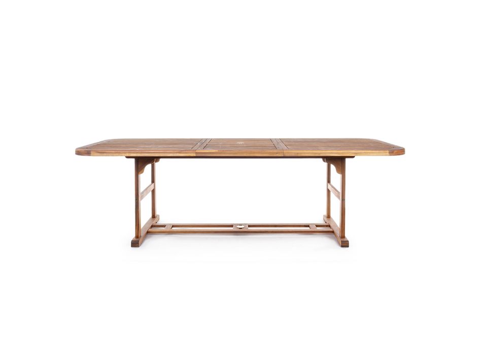 Tavolo Allungabile Fino 240 cm da Giardino in Legno, di Design - Roxen Viadurini