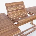 Tavolo Allungabile Fino 240 cm da Giardino in Legno, di Design - Roxen Viadurini