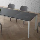 Tavolo Allungabile Fino 240 cm Piano in Laminam Made in Italy - Filiberto Viadurini