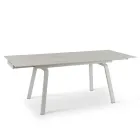 Tavolo Allungabile fino a 200 cm in Pietra Sinterizzata Effetto Marmo - Ananas Viadurini