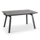 Tavolo Allungabile fino a 200 cm in Pietra Sinterizzata Effetto Marmo - Ananas Viadurini