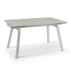 Tavolo Allungabile fino a 200 cm in Pietra Sinterizzata Effetto Marmo - Ananas Viadurini