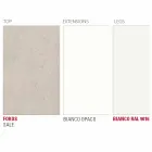 Tavolo Allungabile Fino a 238 cm in Laminam e Metallo Made in Italy - Remigio Viadurini