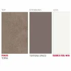 Tavolo Allungabile Fino a 238 cm in Laminam e Metallo Made in Italy - Remigio Viadurini