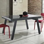 Tavolo Allungabile fino a 240 cm in Legno Laccato Made in Italy - Adrienne Viadurini