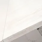 Tavolo Allungabile Fino a 255 cm in Legno e Plexiglass Made in Italy - Elide Viadurini