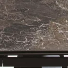 Tavolo Allungabile Fino a 280 cm in Acciaio e Vetro Ceramica Opaco - Viterbo Viadurini