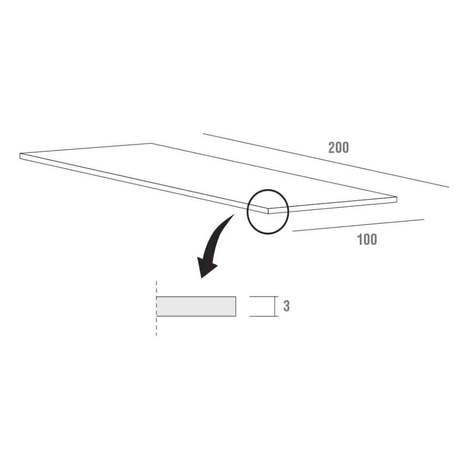 Tavolo Allungabile Fino a 280 cm in Fenix Made in Italy, Pregiato - Aresto Viadurini