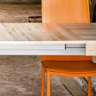 Tavolo allungabile fino a 300 cm design moderno in melaminico Oky Viadurini