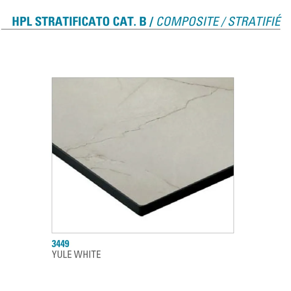 Tavolo Allungabile Fino a 300 cm in Hpl Stratificato Made in Italy - Bastiano Viadurini