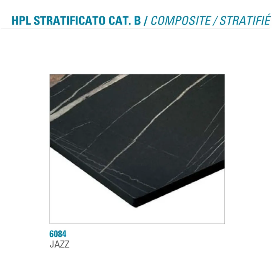 Tavolo Allungabile Fino a 300 cm in Hpl Stratificato Made in Italy - Bastiano Viadurini